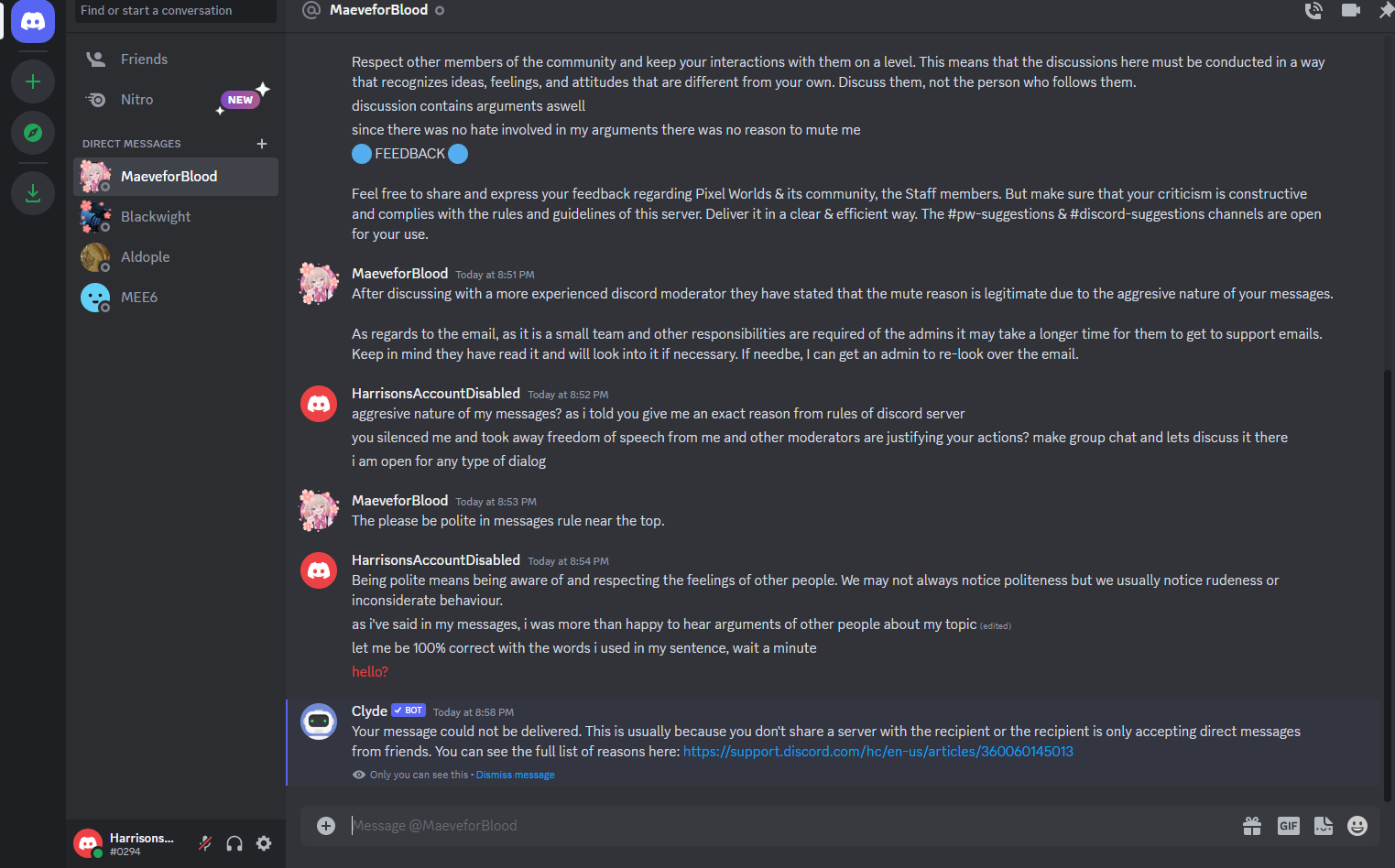 Solved: Re: Abuse of power by a Mod on the Official Apex Legends Discord  server - Answer HQ